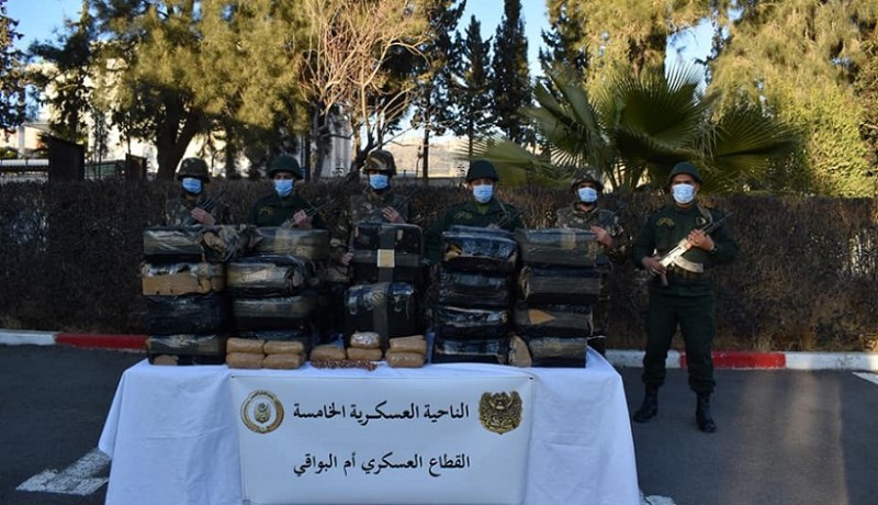 توقيف 47 تاجر مخدرات وإحباط إدخال 5 قناطير كيف من المغرب