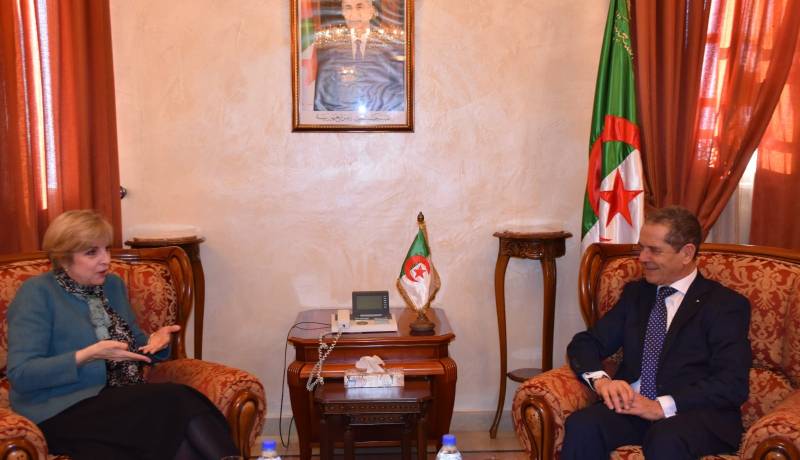وزير الفلاحة يبحث سبل التعاون مع سفيرة الولايات المتحدة الأمريكية