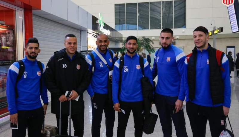 بالصور.. بعثة شباب بلوزداد تشد رحالها إلى ليبيا لمواجهة المريخ السوداني