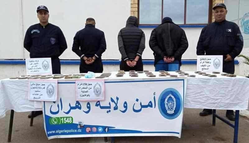الإيقاع بشبكة إجرامية وحجز 150 غ كوكايين بوهران