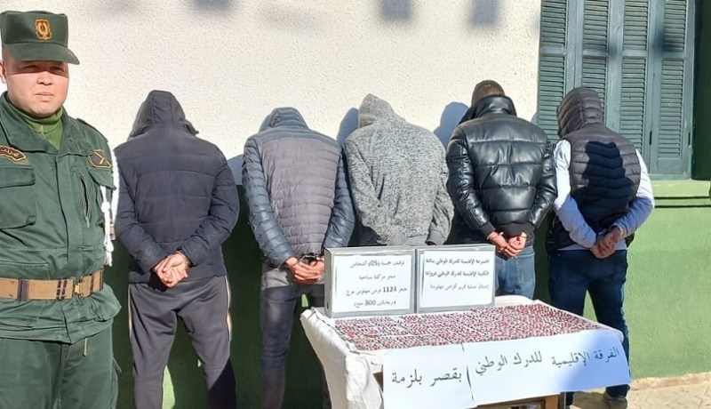توقيف 3 أشخاص وحجز 1124 قرص مهلوس بباتنة