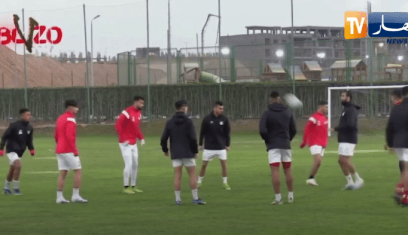 شباب بلوزداد يجري آخر تحضيراته تحسبا لمواجهة الزمالك