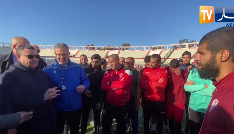 الطاقم الفني ولاعبو الحمراوة يقدمون اعتذارا رسميا لوالي وهران