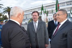 وزير الداخلية الفلسطيني يزور المدرسة العليا للشرطة بشاطوناف