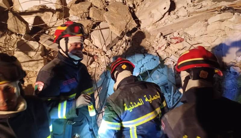 لحد الساعة.. 71 تدخل لفرق الإنقاذ الجزائرية في سوريا وتركيا