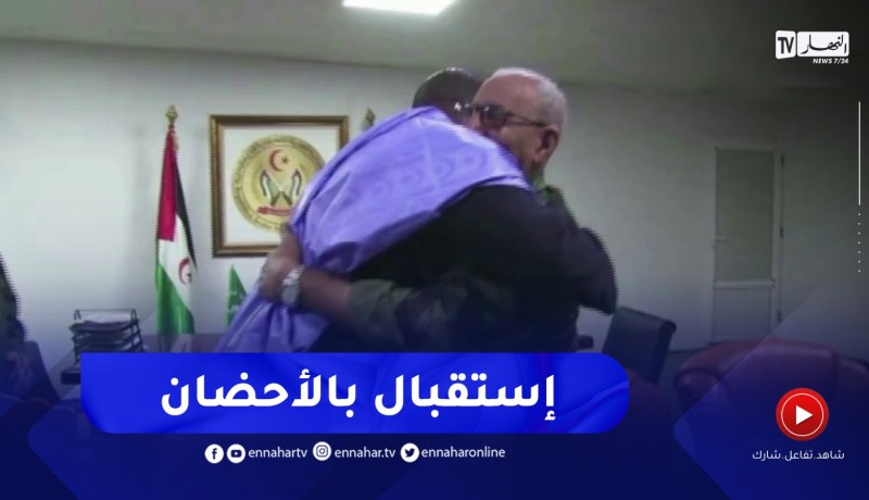 الرئيس الصحراوي يستقبل حفيد مانديلا