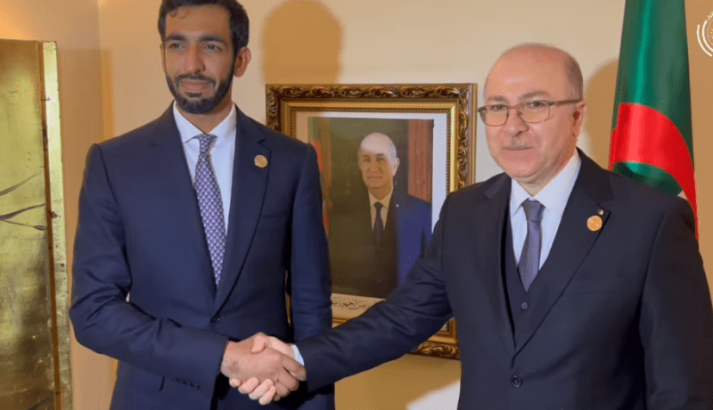 الوزير الأول يستقبل عضو مجلس الوزراء لدولة الإمارات