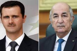 الرئيس تبون يجري  مكالمة هاتفية مع بشار الأسد