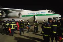 فيديو.. وصول فريق الحماية المدنية الجزائري إلى تركيا