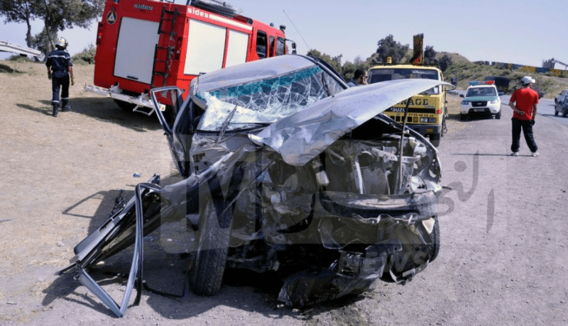 3 ضحايا  إثر حادث مرور في تبسة