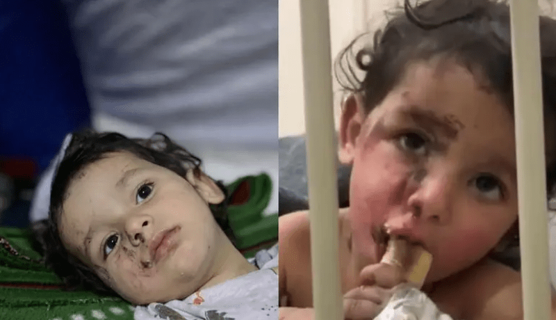 شاهد.. لحظات مؤثرة للمّ شمل رضيع مع والده