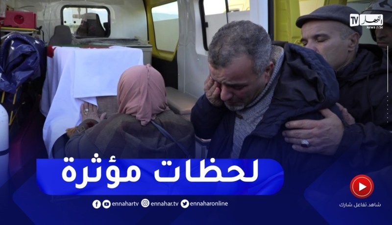 والد الطفلة هديل يستقبل جثمان ابنته المتوفاة في زلزال تركيا بدموع حارقة و كلمات مؤثرة