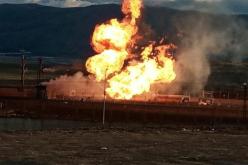 فيديو.. انفجارات وحريق في خط أنابيب غاز في هاتاي التركية جراء الزلزال