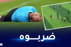 بالفيديو.. حكم يتعرض لضرب مبرح في دوري سيدات الكونغو