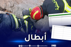 زلزال تركيا وسوريا.. فريق الحماية المدنية الجزائري في الريادة من حيث عمليات البحث والإنقاذ