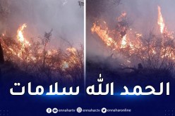 إخماد حريق بمنطقة تيغزرت في تيكجدة بالبويرة