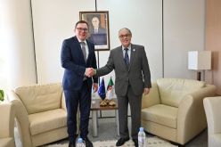 بلاني يتباحث إسترداد الأموال المنهوبة مع رئيس وكالة الإتحاد الأوروبي للتعاون القضائي في المجال الجنائي