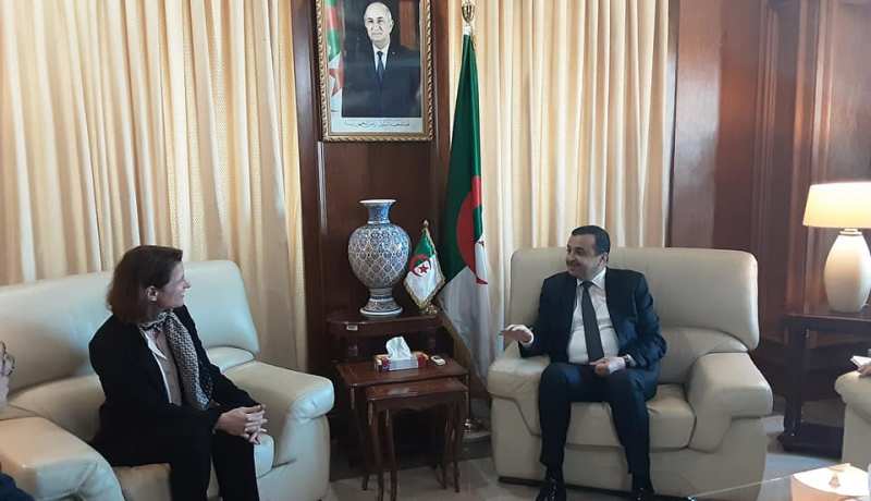 عرقاب يبحث سبل التعاون الطاقوي مع المديرة العامة لمجمع “أنجي”