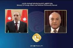 وزير الخارجية يبحث سبل تعزيز العلاقات الثنائية مع نظيره الأردني