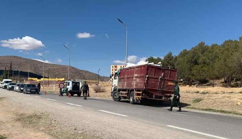 باتنة: الدرك يحجز 219 قنطار من النخالة موجهة للمضاربة بسريانة