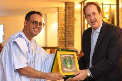 براف يحظى بتكريم رئيس الاتحاد الموريتاني لكرة القدم