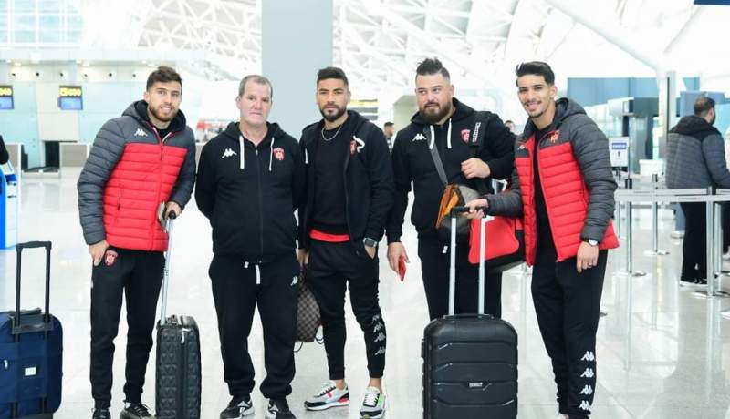 بالصور.. اتحاد العاصمة يشد رحاله إلى جوهانسبورغ