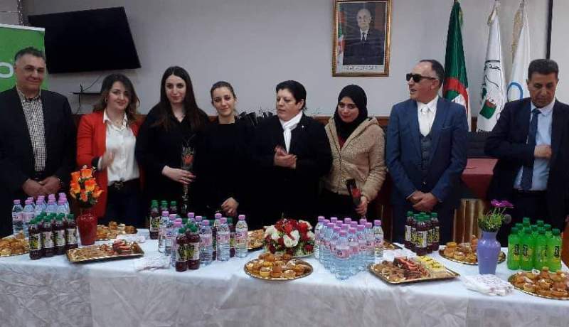 بالصور.. اللجنة الأولمبية تكرم موظفاتها في اليوم العالمي للمرأة