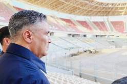 بالصور.. الوزير بلعريبي يتفقد تقدم الأشغال بملعب “الدويرة”