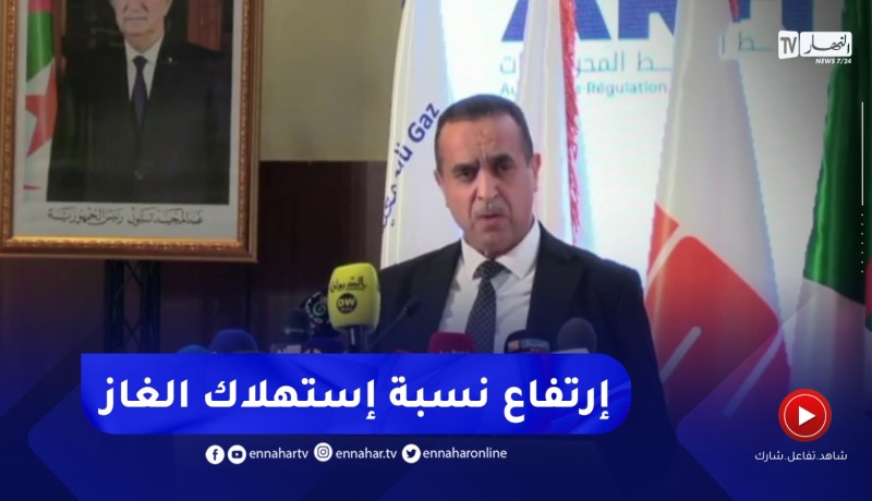 الرئيس المدير العام لمجمع سونلغاز :” إرتفاع نسبة إستهلاك الغاز في الجزائر” التفاصيل