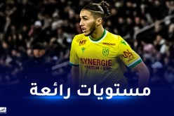 قبل التحاقه بالخضر.. حجام يؤكد علو كعبه في مواجهة ليون