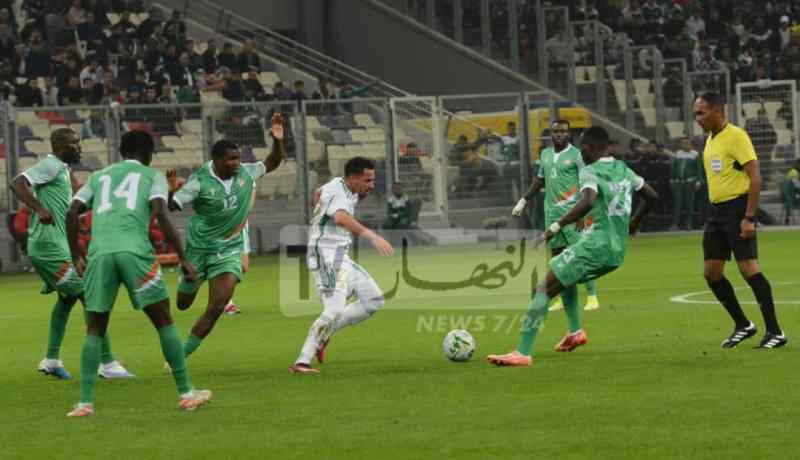 الشوط الأول.. النيجر تتقدّم أمام الخضر بهدف مقابل صفر