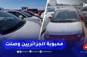 شاهد..وصول 123 سيارة فيات 500 كدفعة أولى من ميناء مستغانم