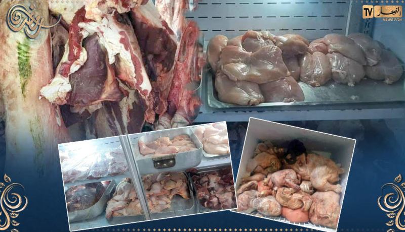 عنابة.. حجز قرابة 4 قناطير من اللحوم البيضاء والحمراء الفاسدة بالحجار