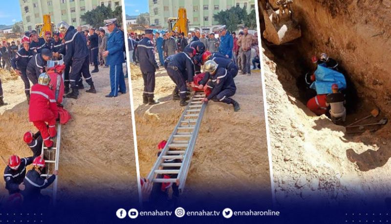 تلمسان.. وفاة شخص أثناء اشغال حفر قنوات الصرف الصحي