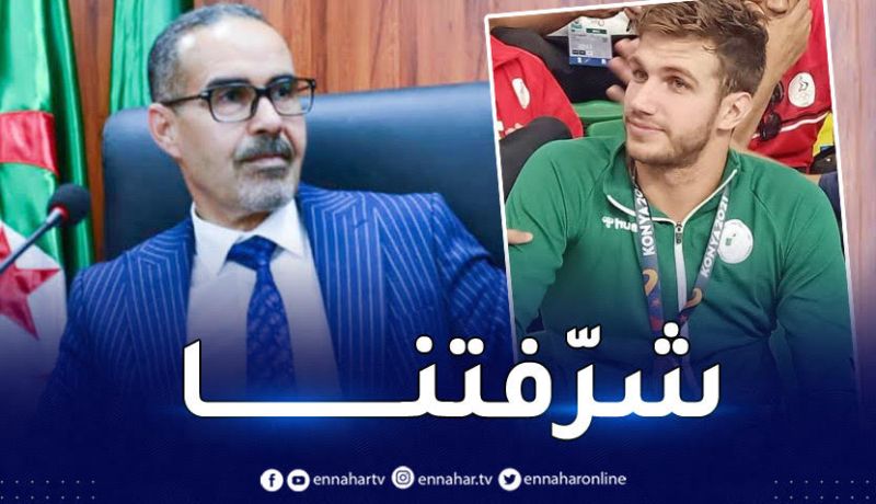 سبقاق يهنئ السباح صيود بتتويجه بالميدالية الذهبية