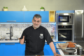 طيب معانا / كيش بالكروفات 🥧دوراد فارسي🦑.. وتحلية بالبندق