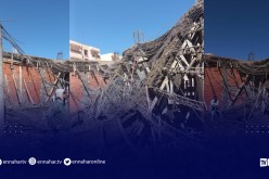 البيض: انهيار سقف أثناء صب الخرسانة بمسجد طور الانجاز في المدينة الجديدة