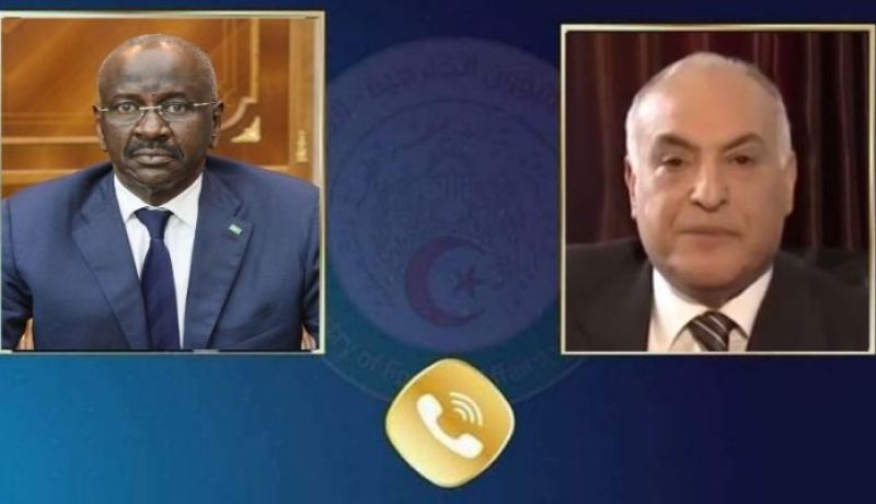وزير الخارجية يتلقى مكالمة هاتفية من نظيره الموريتاني