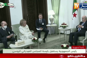 رئيس الجمهورية يستقبل رئيسة المجلس الفيدرالي للجمعية الفيدرالية لروسيا