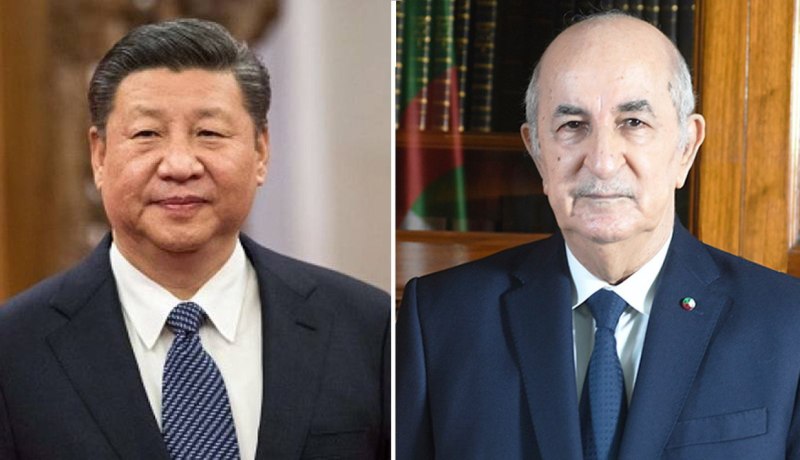 الرئيس تبون يهنئ نظيره الصيني بمناسبة اعادة انتخابه