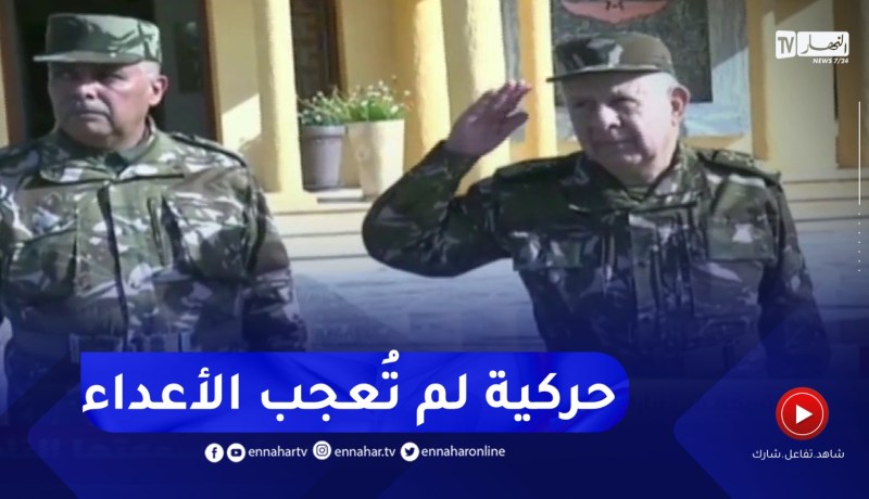 “الفريق أول شنقريحة :” الجزائر تعرف حركية نشطة لم تُعجب أعـ ـداء الجزائر