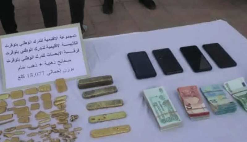توقرت: الإطاحة بشبكة إجرامية وحجز 15 كلغ من الذهب