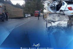 حوادث المرور: هلاك 14 شخصا وإصابة 393 آخرين خلال أسبوع