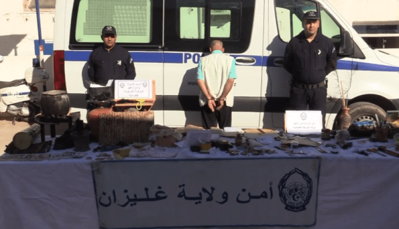 غليزان: توقيف شخص حوّل مسكنه لممارسة السحر والشعوذة بواد ارهيو