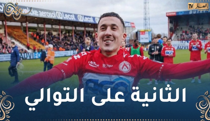 قادري لاعب الشهر في كورتري البلجيكي