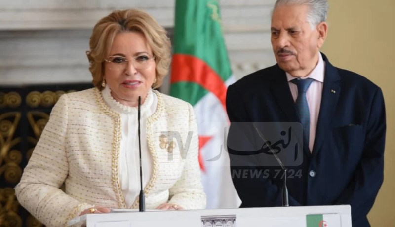 قوجيل يستقبل رئيسة المجلس الفيديرالي للجمعية الفيديرالية لروسيا