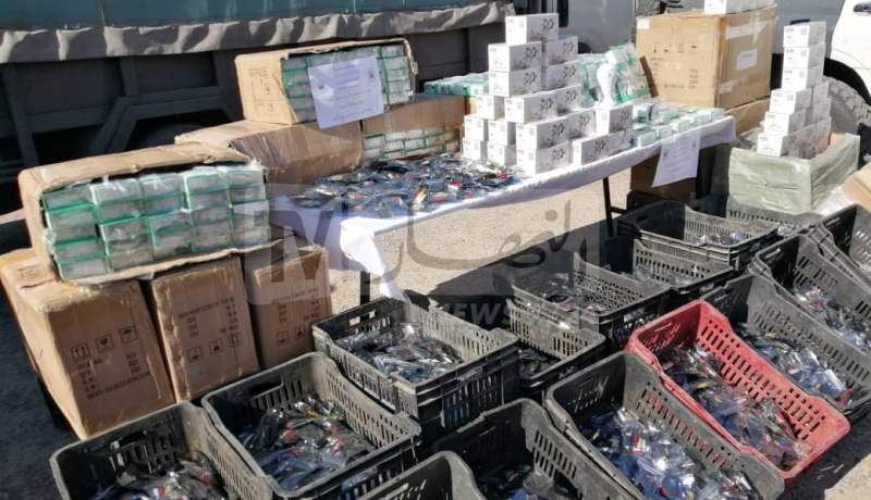 الوادي: أمن دائرة البياضة تحجز كاميرات مراقبة ومواد مهربة