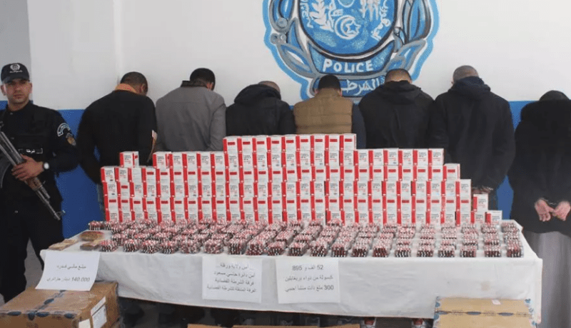 ورقلة: حجز قرابة 52900 قرص مهلوس وتوقيف 7 أشخاص بحاسي مسعود