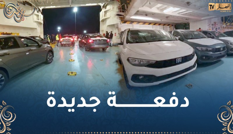 بالفيديو: وصول دفعة جديدة من سيارات “فيات تيبو” إلى ميناء مستغانم