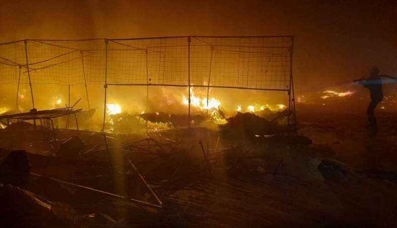 أدرار : نشوب حريق بالمعرض الاقتصادي وسط عاصمة الولاية